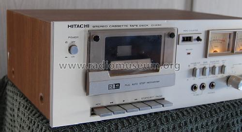 Stereo Cassette Tape Deck D-230; Hitachi Ltd.; Tokyo (ID = 1436163) R-Player