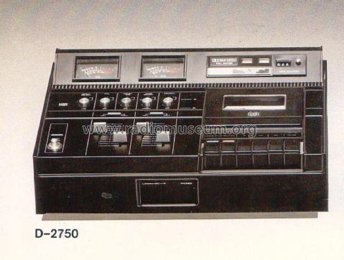 Stereo Cassette Tape Deck D-2750; Hitachi Ltd.; Tokyo (ID = 1875989) Enrég.-R