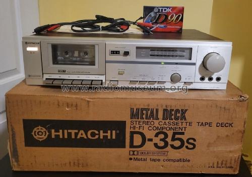 Stereo Cassette Tape Deck D-35S; Hitachi Ltd.; Tokyo (ID = 3000356) R-Player