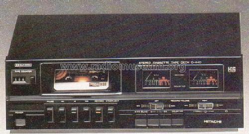 Stereo Cassette Tape Deck D-440; Hitachi Ltd.; Tokyo (ID = 1299191) Sonido-V