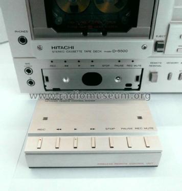 Stereo Cassette Tape Deck D-5500; Hitachi Ltd.; Tokyo (ID = 2651419) R-Player