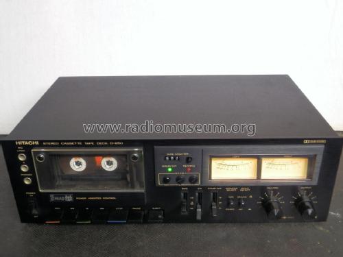 Stereo Cassette Tape Deck D-850; Hitachi Ltd.; Tokyo (ID = 2051096) R-Player