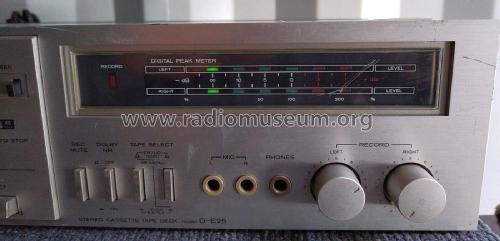 Stereo Cassette Tape Deck D-E25; Hitachi Ltd.; Tokyo (ID = 2819536) Reg-Riprod