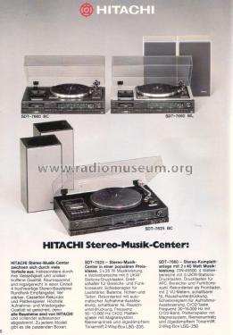 Stereo Music Center SDT-7625; Hitachi Ltd.; Tokyo (ID = 1876202) Radio