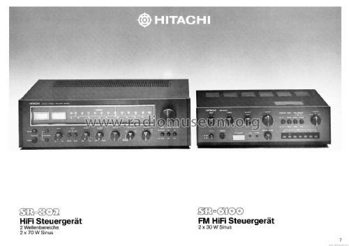 Stereo Receiver SR-6100; Hitachi Ltd.; Tokyo (ID = 1875936) Radio