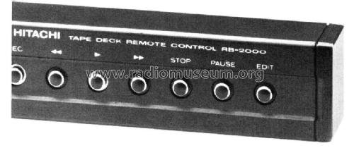 Tape Deck Remote Control RB-2000; Hitachi Ltd.; Tokyo (ID = 2038365) Misc