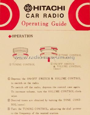 TM-735E; Hitachi Ltd.; Tokyo (ID = 1227157) Car Radio