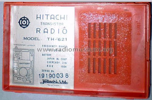 Transistor 6 TH-621; Hitachi Ltd.; Tokyo (ID = 1568117) Radio