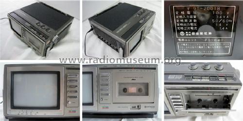 Trimode Portable Combination PS-640; Hitachi Ltd.; Tokyo (ID = 1240005) TV Radio