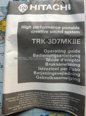 TRK-3D7MKII; Hitachi Ltd.; Tokyo (ID = 2819375) Radio