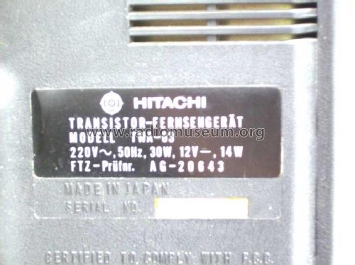 TWA-63; Hitachi Ltd.; Tokyo (ID = 446901) Television