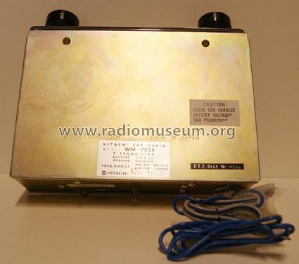 WM-702R; Hitachi Ltd.; Tokyo (ID = 1233601) Car Radio