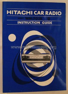 WM-702R; Hitachi Ltd.; Tokyo (ID = 1233602) Car Radio