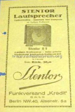 Stentor R9; Hoch-und (ID = 899924) Lautspr.-K