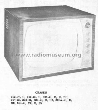 7M181P Ch= 307-17; Hoffman Radio Corp.; (ID = 2141993) Television