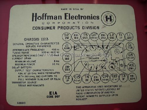 Trans-Solar RP706 ; Hoffman Radio Corp.; (ID = 790386) Radio