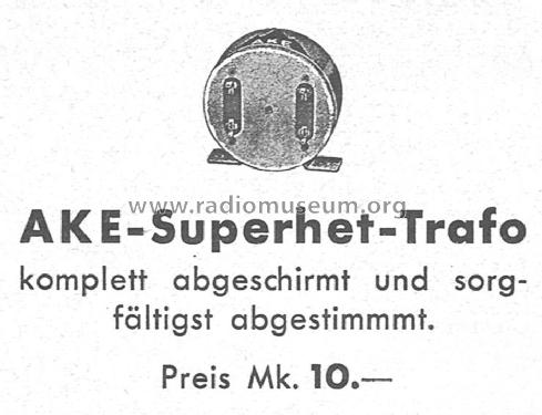 AKE Superhet-Trafo ; Hofmann & Co., AKE; (ID = 1546663) mod-past25