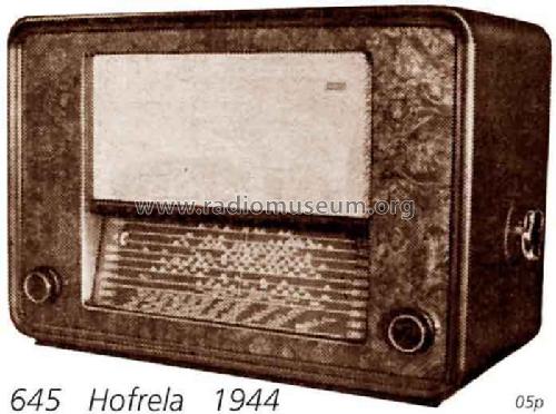 645; Hofrela, (ID = 1645) Radio