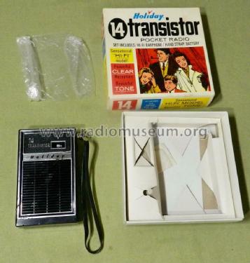 Holiday 14 Transistor 15-209; Unknown - CUSTOM (ID = 2716483) Radio