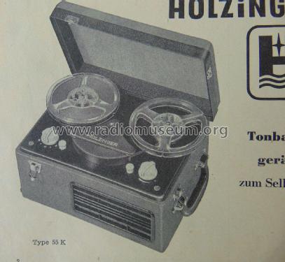 Tonbandgerät 55 K; Holzinger & Co. GmbH (ID = 2328513) R-Player