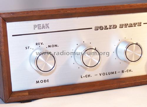 Peak - Solid State - Stereophonic Amplifier STP-708; Peak brand, H. Rowe (ID = 1722633) Verst/Mix