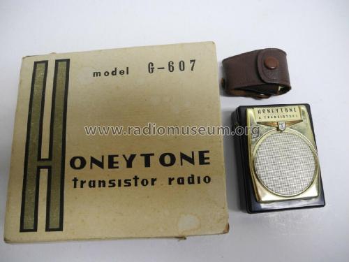 6 Transistors G-607; Honeytone Honey Tone (ID = 2374193) Radio