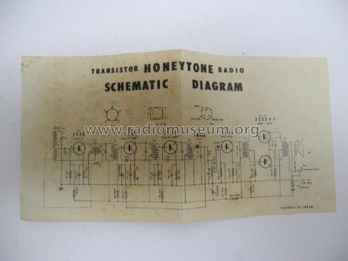 6 Transistors G-607; Honeytone Honey Tone (ID = 2374196) Radio