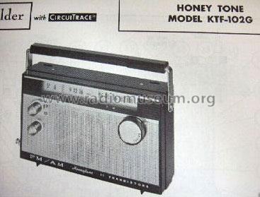 KTF-102G; Honeytone Honey Tone (ID = 686658) Radio