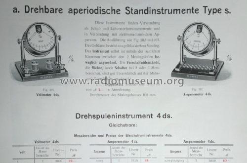 Aperiodisches Drehspuleninstrument Voltmeter 4DS; Horn, Dr. Theodor; (ID = 1497438) Equipment