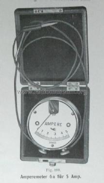 Magnetisches Tascheninstrument Amperemeter 6a; Horn, Dr. Theodor; (ID = 1497417) Equipment