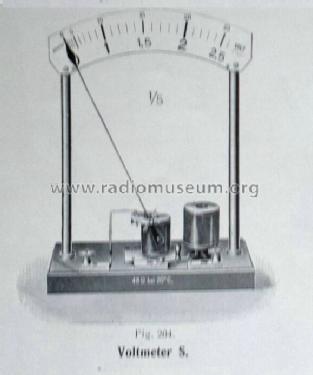 Offenes Vorlesungsinstrument S Wechselspannungs-Voltmeter; Horn, Dr. Theodor; (ID = 1497444) teaching