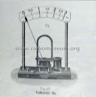 Offenes Vorlesungsinstrument Sa Gleichspannung-Voltmeter; Horn, Dr. Theodor; (ID = 1497446) teaching