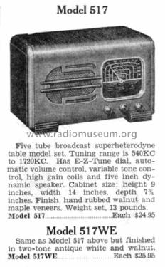 Tiffany Tone 517; Horn Radio Mfg. Co., (ID = 1530986) Radio