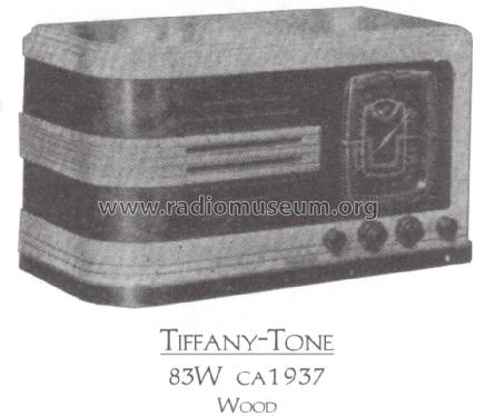 Tiffany Tone 83W; Horn Radio Mfg. Co., (ID = 1502003) Radio