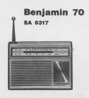 Benjamin 70 SA6317; Horny Hornyphon; (ID = 187576) Radio