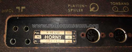 Hornyst W445A /00 /70; Horny Hornyphon; (ID = 941817) Radio