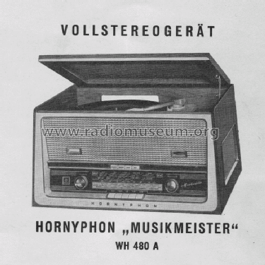 Musikmeister WH480A; Horny Hornyphon; (ID = 71592) Radio