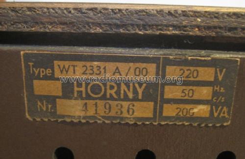 Olympic Automatic WT2331A /00 Ch= S7; Horny Hornyphon; (ID = 1607334) Fernseh-E