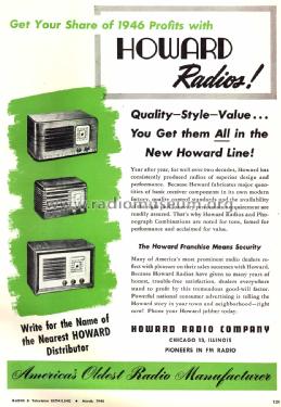 901AM ; Howard Radio Company (ID = 1093702) Radio