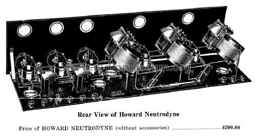 Neutrodyne ; Howard Radio Company (ID = 1143562) Radio
