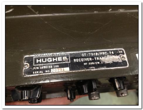 Transceiver RT-794B / PRC-74; Hughes Aircraft Co.; (ID = 1504270) Mil TRX