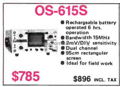 Oscilloscope OS-615S; Hung Chang Co. Ltd., (ID = 2974244) Equipment