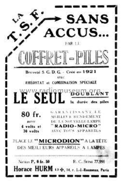 Coffret-Piles ; Hurm, Horace, Hurm (ID = 2600169) Aliment.