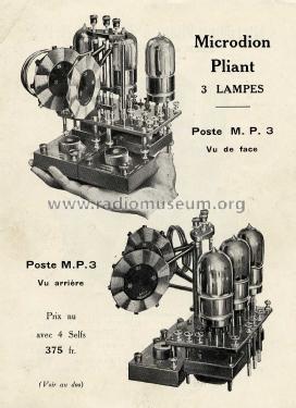 Microdion-Pliant M.P.3; Hurm, Horace, Hurm (ID = 2595450) Radio