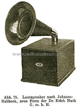 Lautsprecher Huth-Johnsen-Rahbek ; Huth, Signalbau AG, (ID = 1276379) Speaker-P