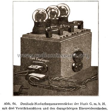 Dreifach NF-Verstärker ; Huth, Signalbau AG, (ID = 2227327) Ampl/Mixer