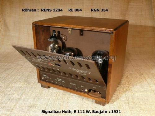 E112W; Huth, Signalbau AG, (ID = 462720) Radio