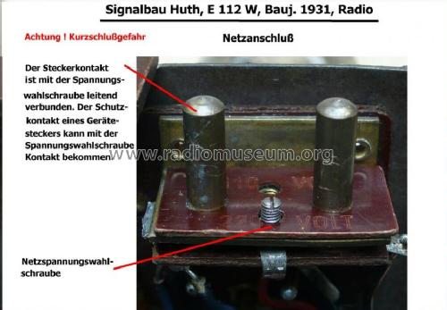 E112W; Huth, Signalbau AG, (ID = 462736) Radio