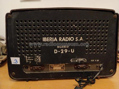 11-B5 Serie D-29; Iberia Radio, S.A.; (ID = 3103424) Radio