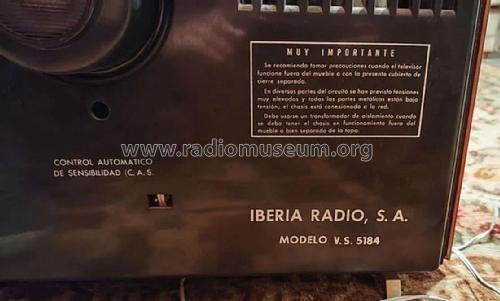 VS-5184; Iberia Radio, S.A.; (ID = 3087499) Television